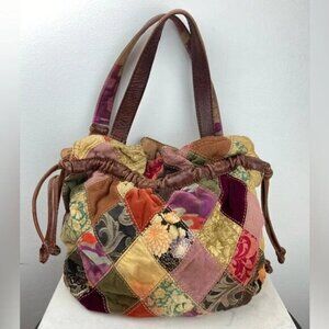 Lucky Brand Multicolor Patchwork Shoulder Bag